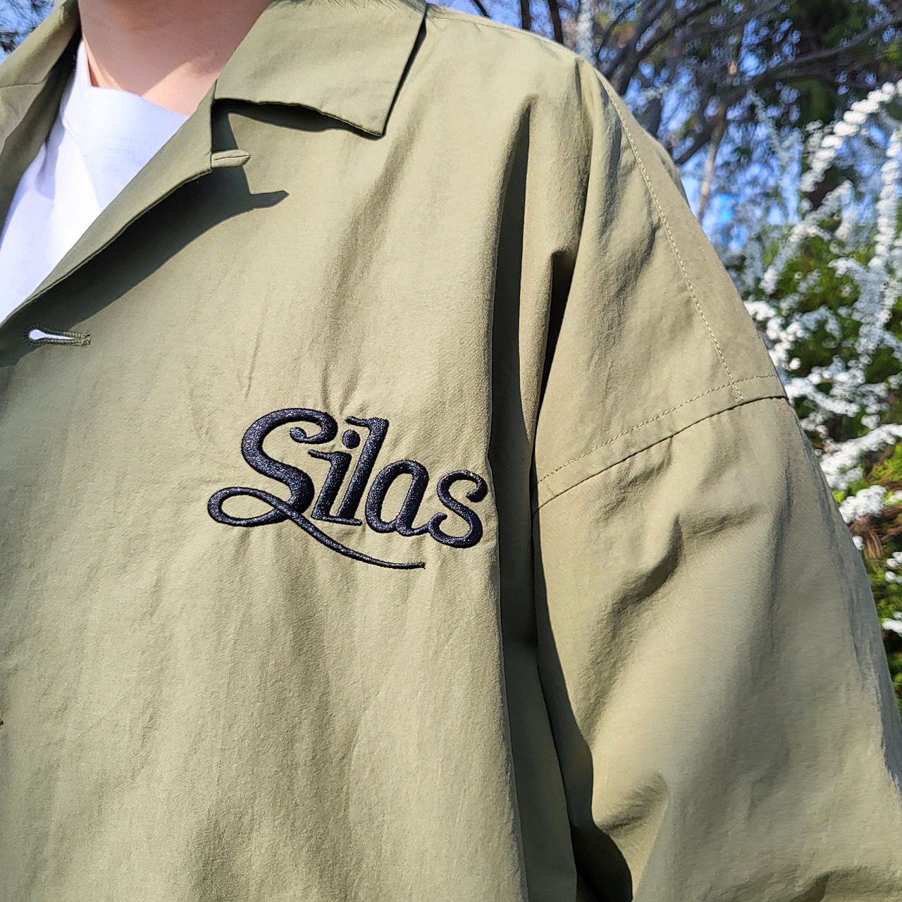 【SILAS】OPEN COLLAR COACH JACKET