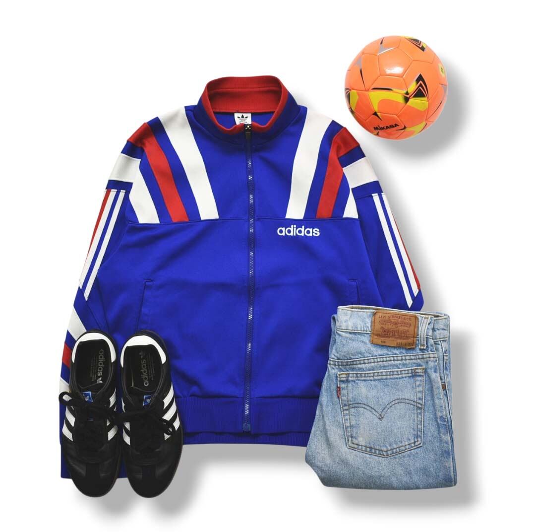 デサント製】 90s ヴィンテージ 日本製 アディダス adidas トラック