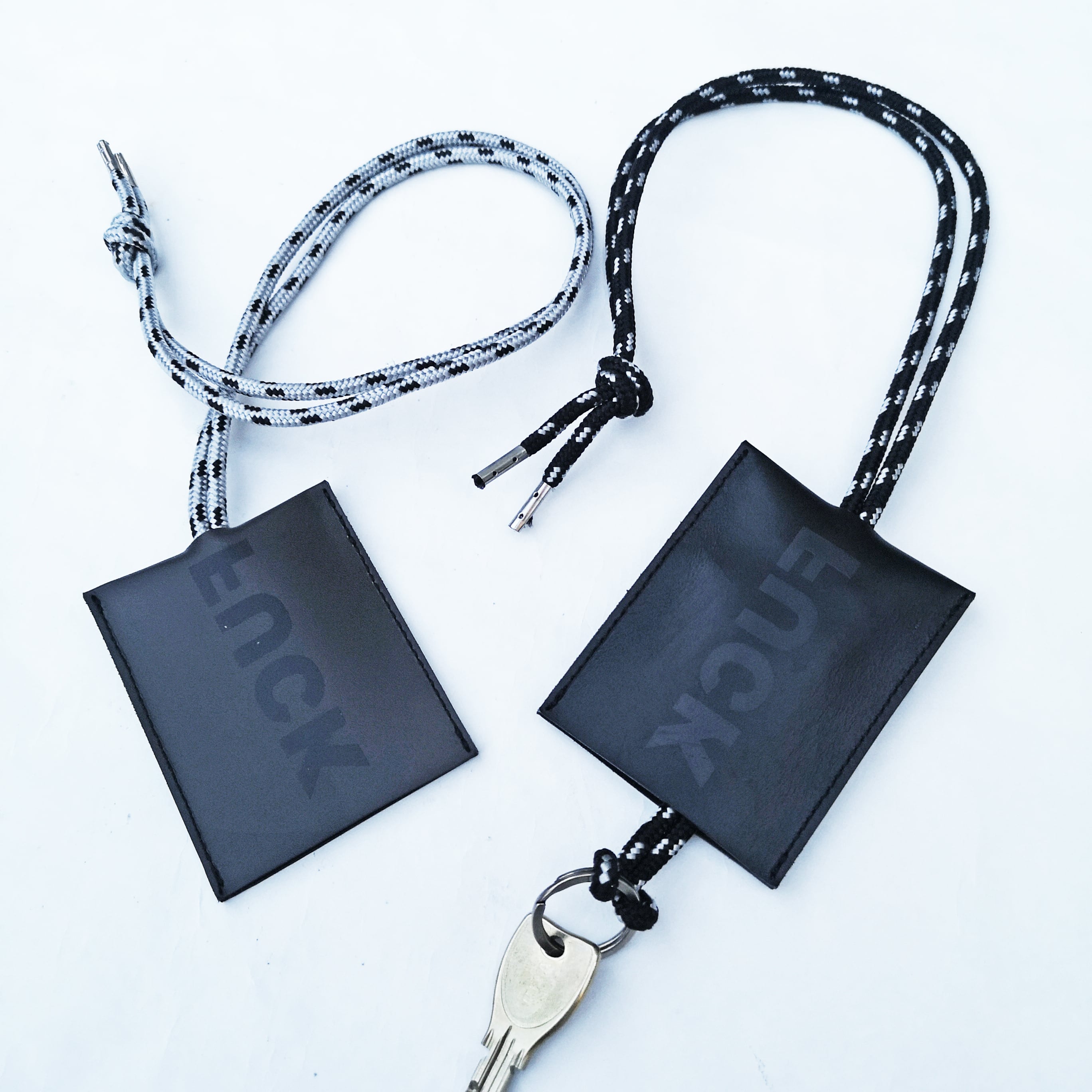 ||||| KCUF LEATHER NECK KEY CASE