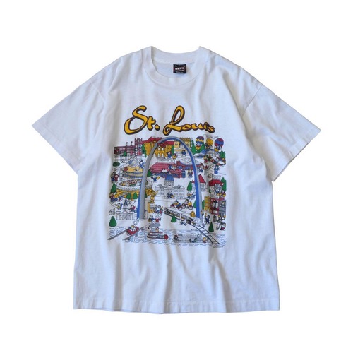 “90s Saint Louis double-print” fruit body tee