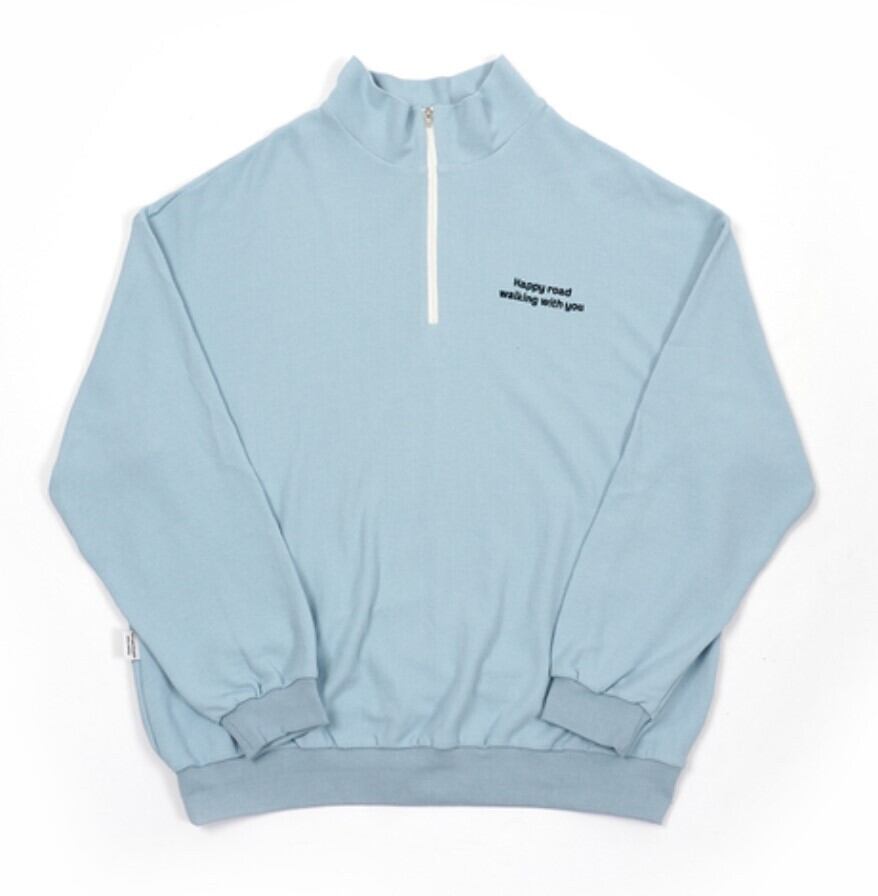 予約【noonoosoom】Half Zip Up《LightBlue》