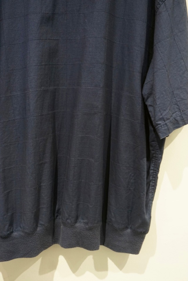 cotton linen pullover s/s shirt