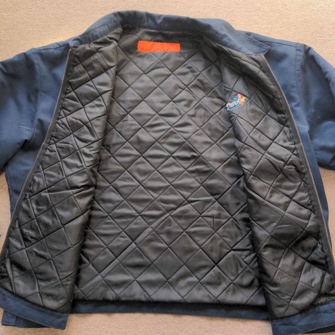 RED KAP 古着　ビンテージ　ワークジャケット　L 90s REDKAP ワークジャケット 企業 ロゴ刺繍 ビッグサイズ US古着