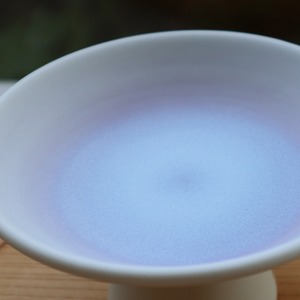 【まるふくオリジナル】有田焼 Pale Crystal 高台小皿　33-149（１個）