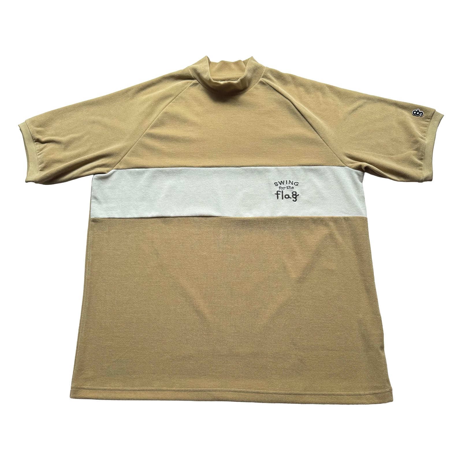 HIGH GAUGE PILE MOCK NECK SHIRT -MUSTARD-