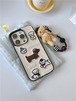 iPhoneケース デニム風 iphone15 15pro 15promaxケース ワンチャン おまけストラップ付き iPhone14 14Pro 14ProMaxカバー 刺しゅう 大人かわいい アイフォン13promax 13pro 13 12 11ケース スタイリッシュ 日常のコーディ オシャレ♪