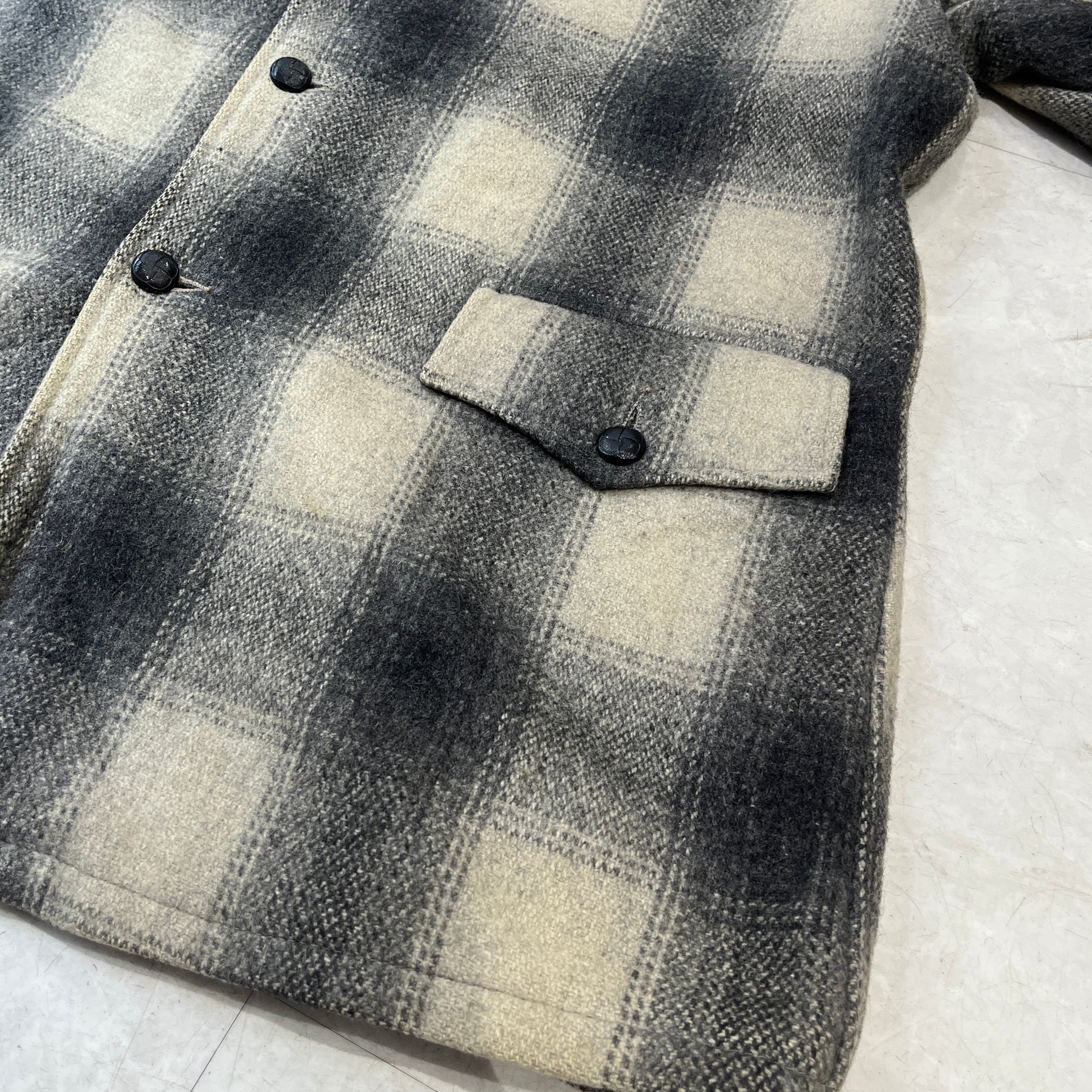 60s Rugby Wool Half Coat 60年代 ウール ハーフコート オンブレ