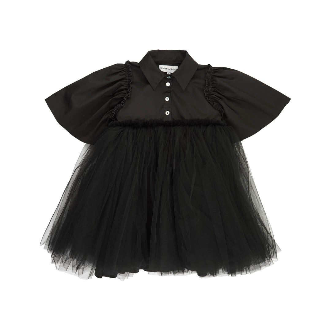 【26SS】Christina Rohde(クリスティーナローデ)papillon tulle dress(2y/3y/4y/5y/6y/7y/8y/10y)ブラウス