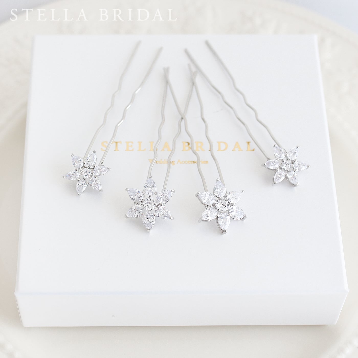 2点セット】STELLA BRIDAL ヘッドジュエリー したし Bella ピアス