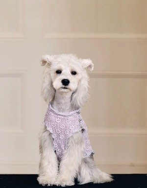 LACE CROCHET TANK Lilac
