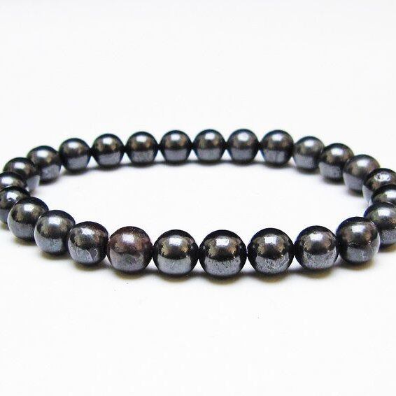 スギライト ブレスレット 7mm ブラックスギライト ブレス 一点物 メール便可 [M便 1/10] 111-42868