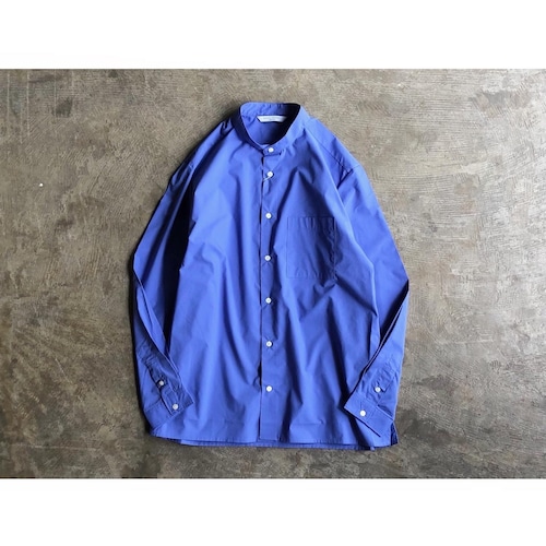 Manual Alphabet (マニュアルアルファベット) 80/1 Typeroad Band Collar Shirt