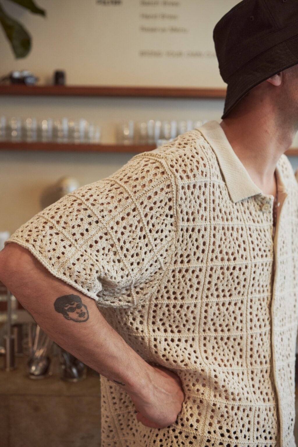 Stussy Crochet Shirt | Yellow Sneakers NYC powered by BASE
