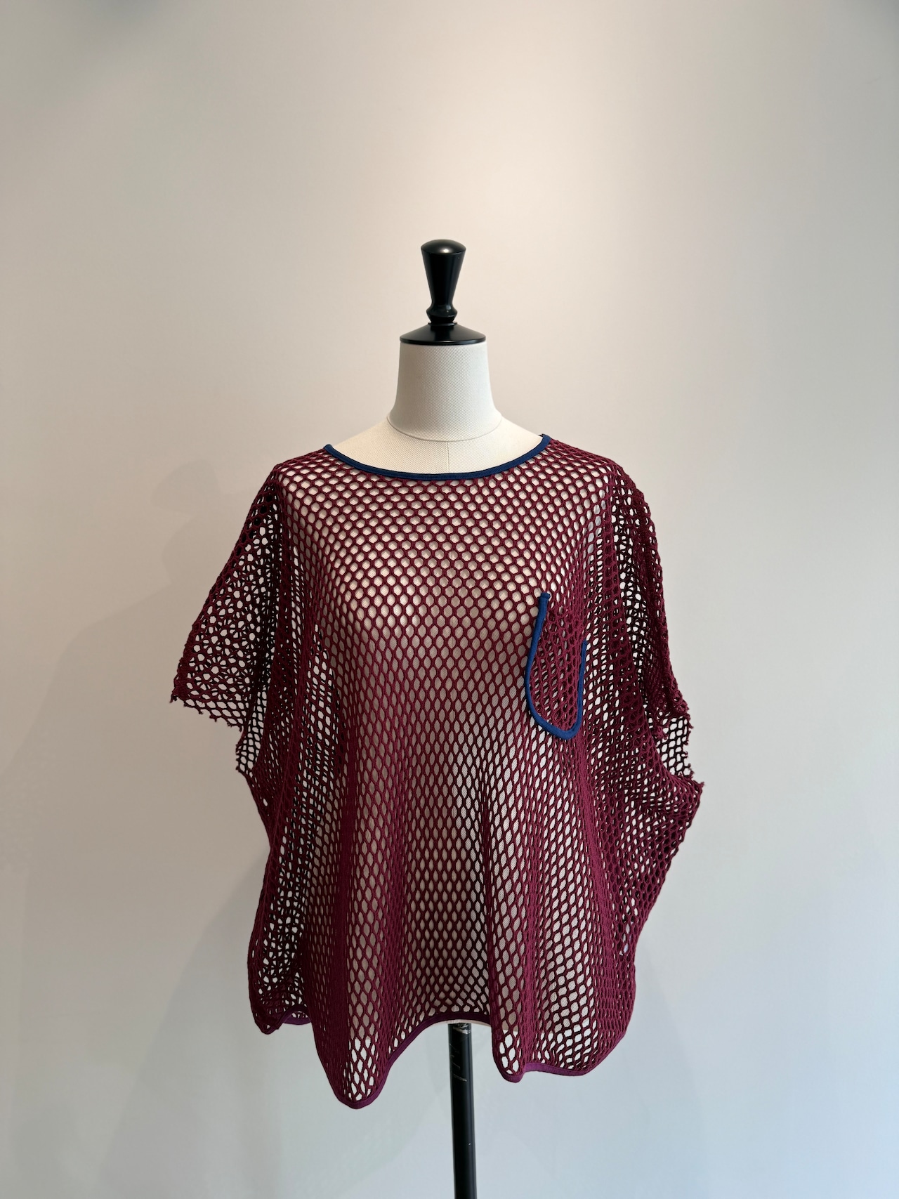 jonnlynx/JL226-CT1103 mesh no sleeve Deep Red