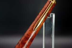 【朱色の銘木】 本花梨瘤杢 特上gold MP