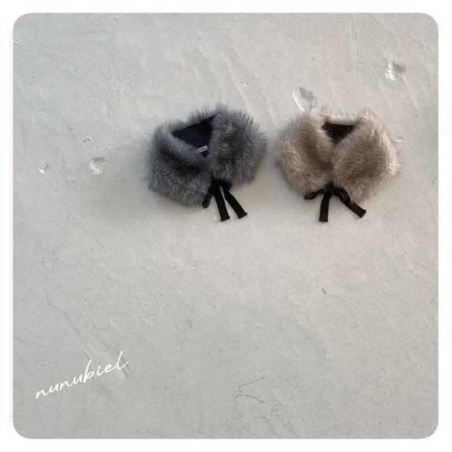 【取寄】nunubiel|faux fur collar|ファーフェイクカラ—|FREE|baby&kids|25 winter