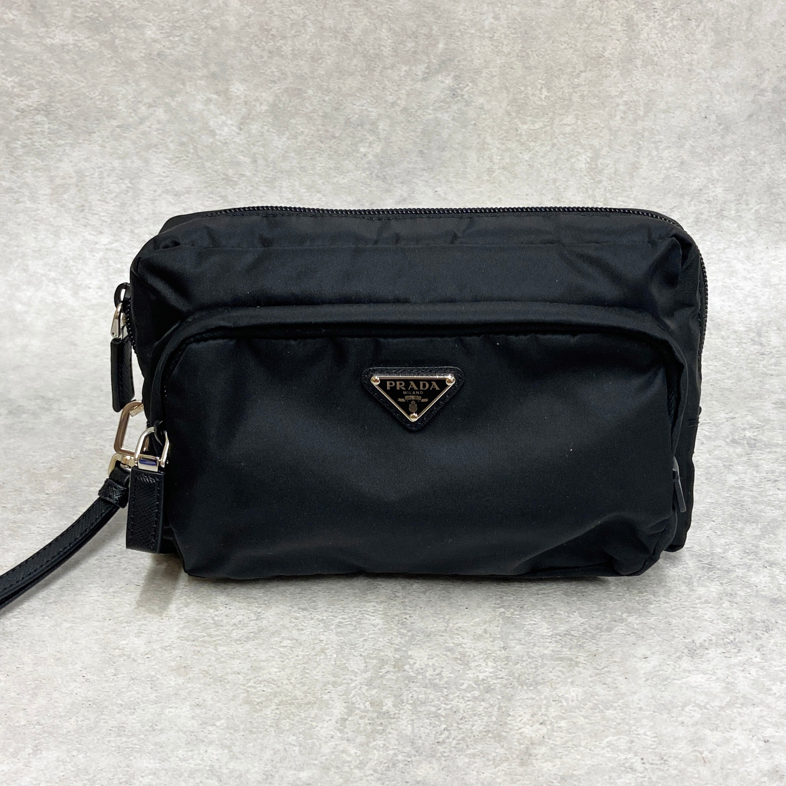 PRADA プラダ ナイロンポーチ ブラック 6305-202203 | rean