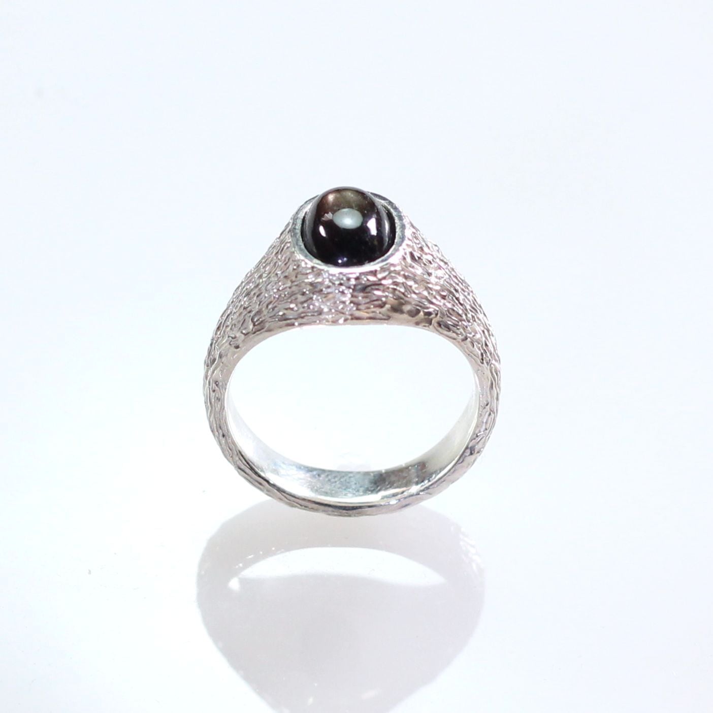 Sv925 ブラックスターサファイアリング 3.18ct | Atelier Ozaki