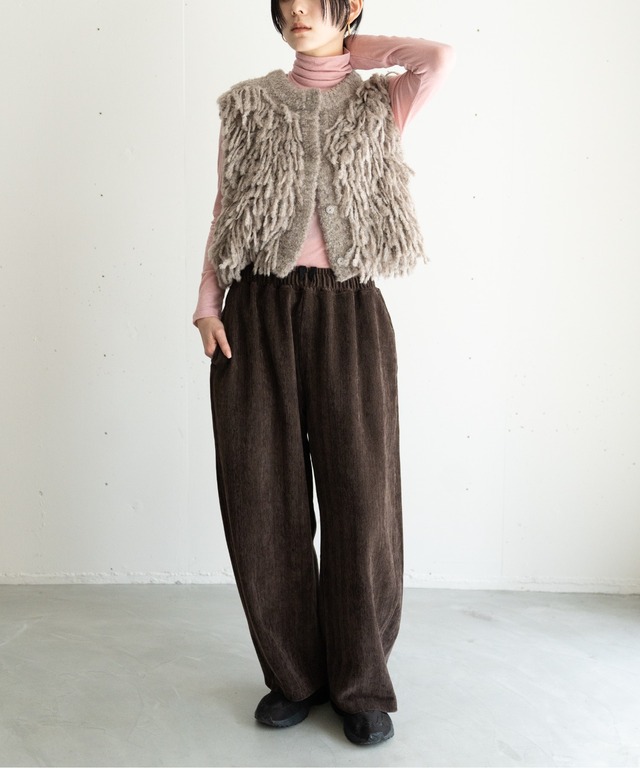 【hwyl】フリンジベスト