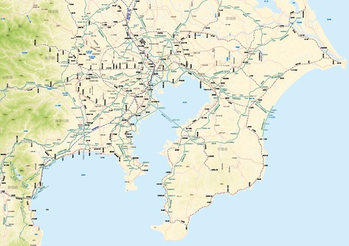 関東広域地図（フル情報）