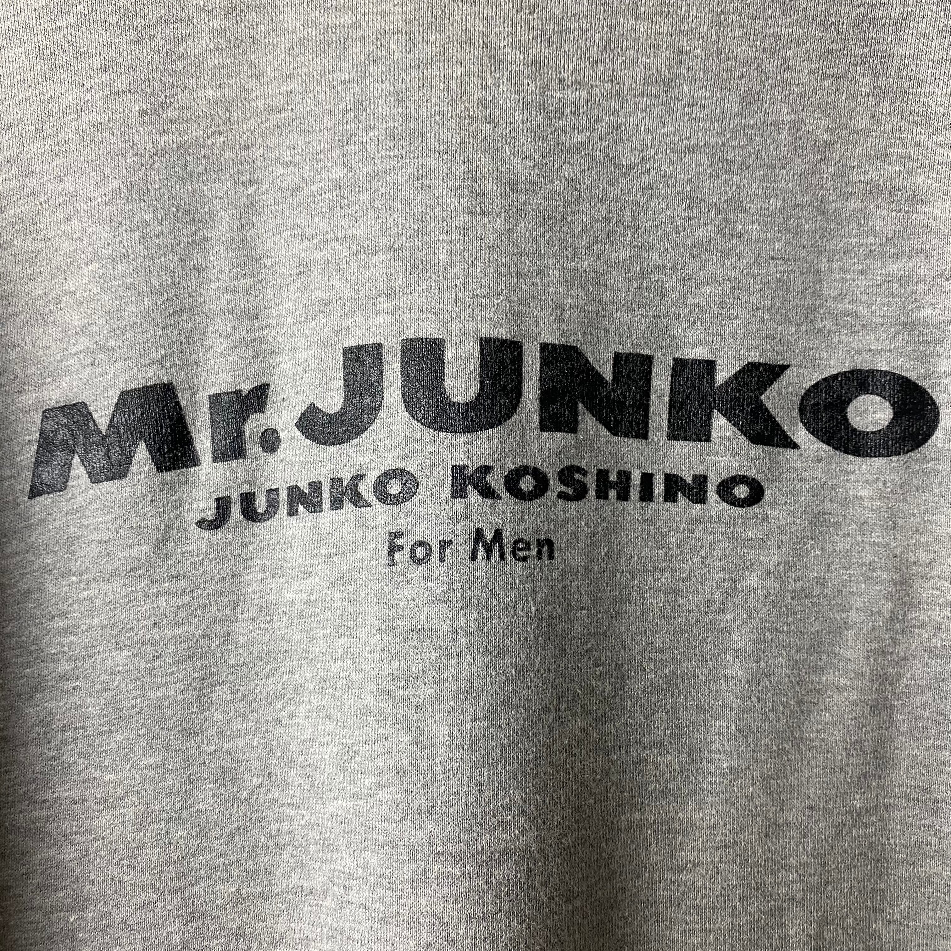 Mr.JUNKO back logo print oversized sweat shirt | NOIR ONLINE