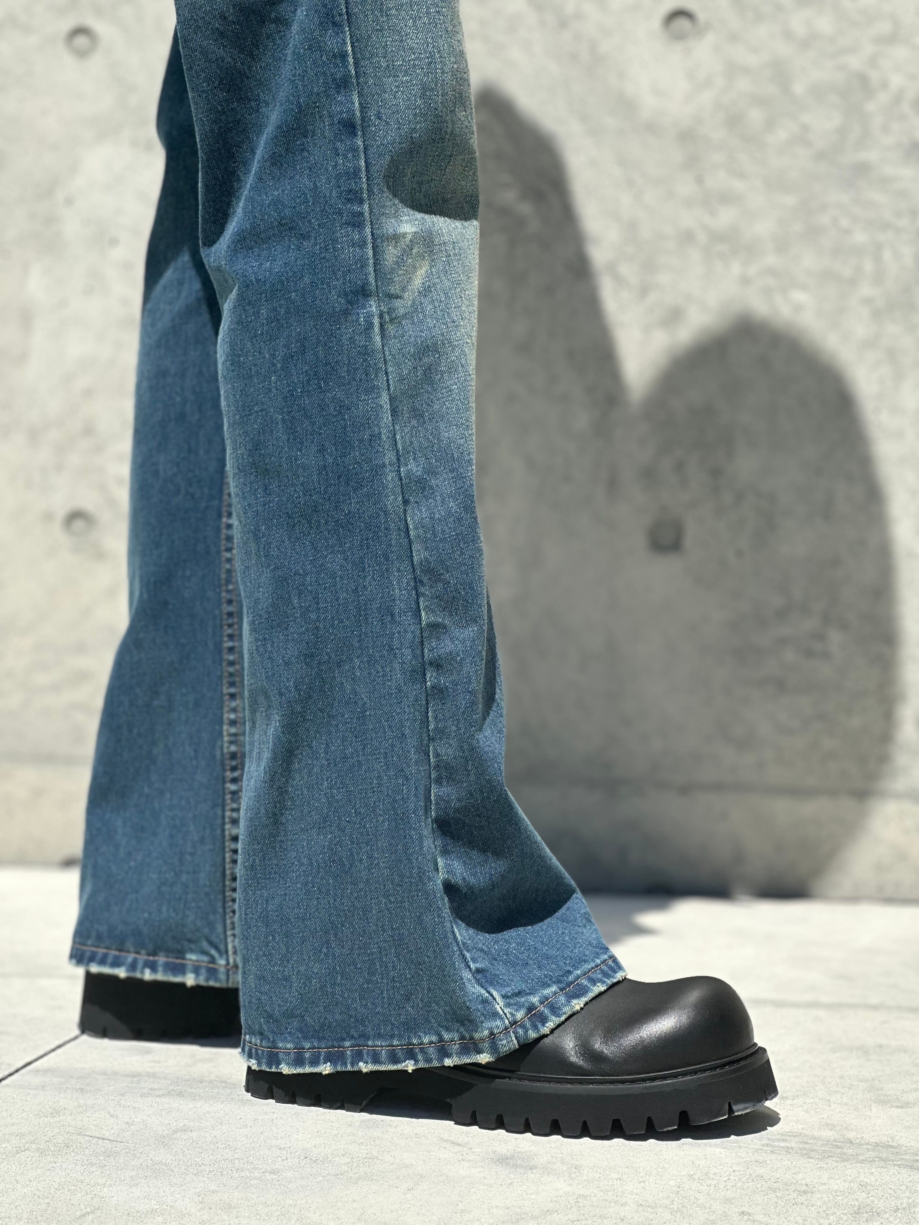 Washed Flare Denim | 【ボトムス専門店】MODE SPACE