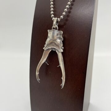 クルビデンスオオクワガタ ペンダントトップ シルバーアクセサリー 