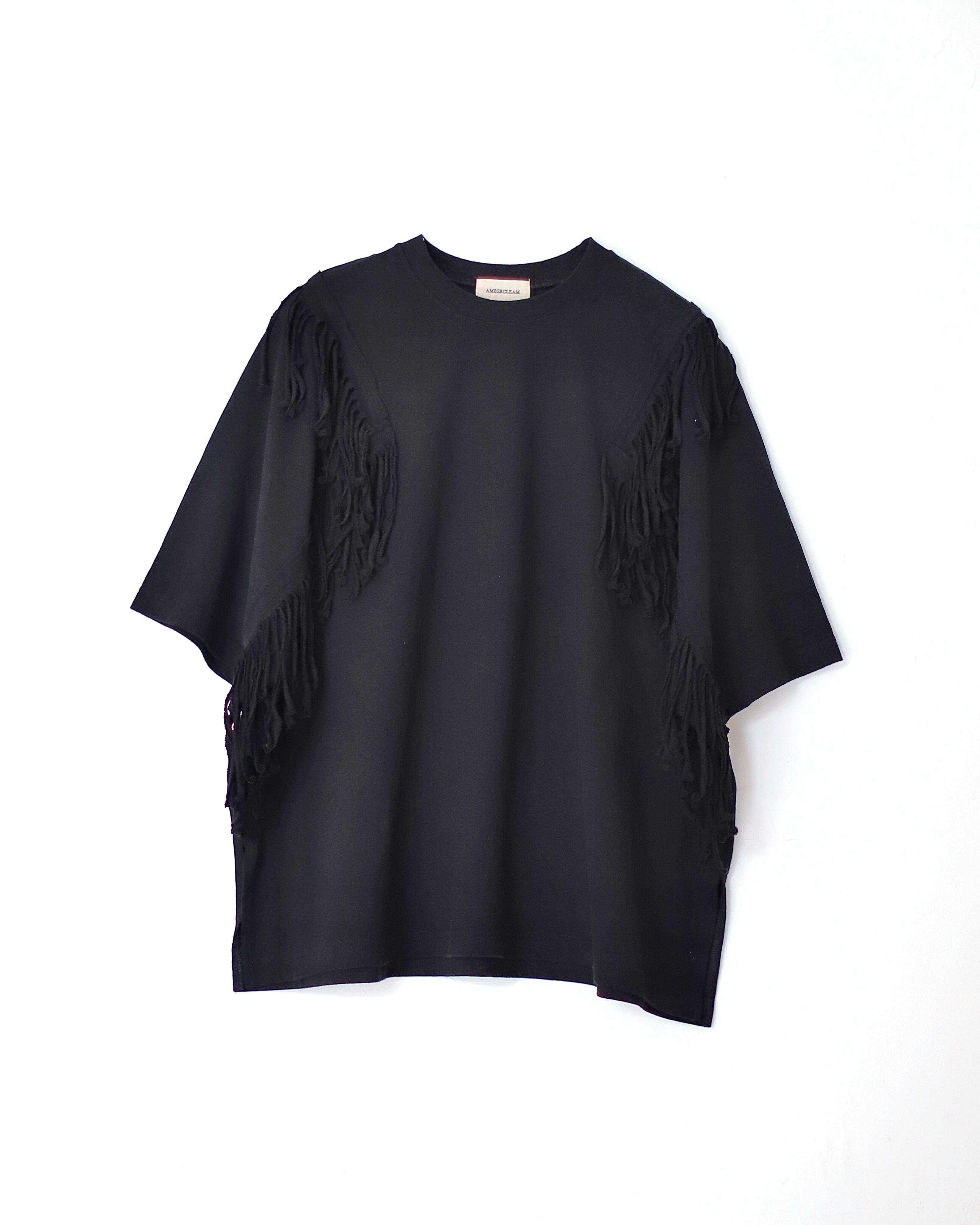 AMBERGLEAM ｱﾝﾊﾞｰｸﾞﾘｰﾑ - Fringe Panel CutT-Shirt フリンジﾊﾟﾈﾙｶｯﾄT 