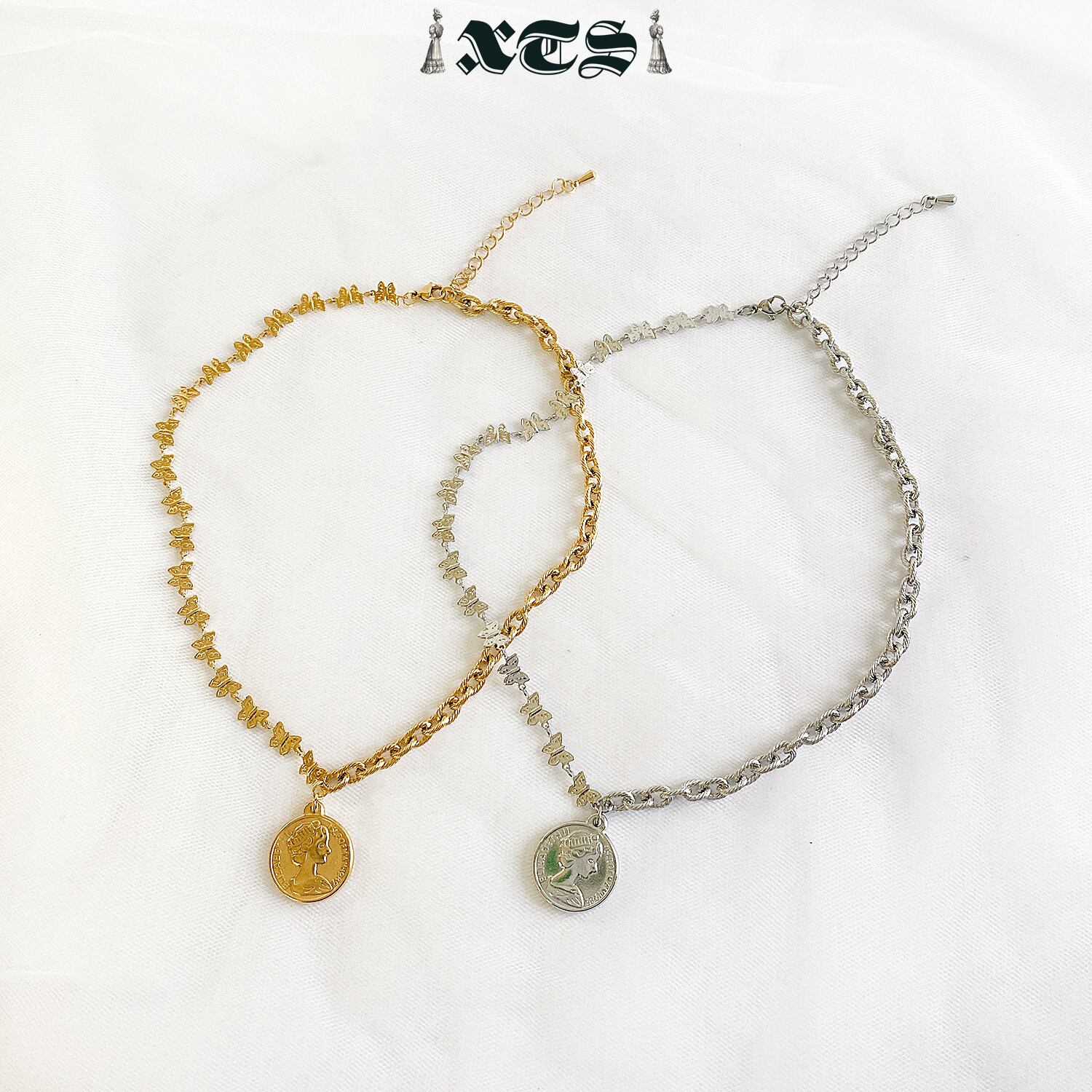 Coin Pendant Choker【TS0237】