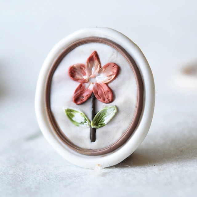 Wax Seal Stamp│ Antique little flower【ヘッドのみ】