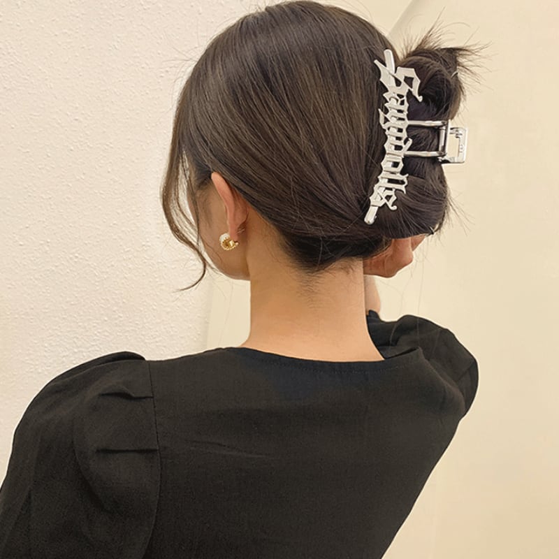 【CHANEL：シャネル】◆ロゴ♪ヘアバレッタ◆