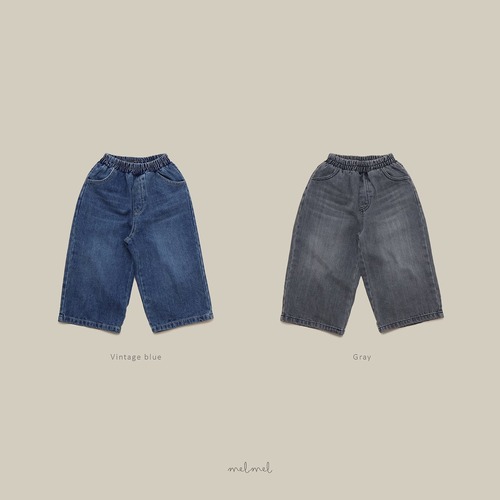 melmel［取寄］melmel denim pants 26autumn