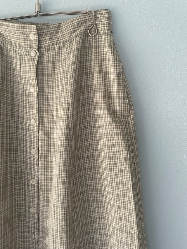 CANADA check skirt