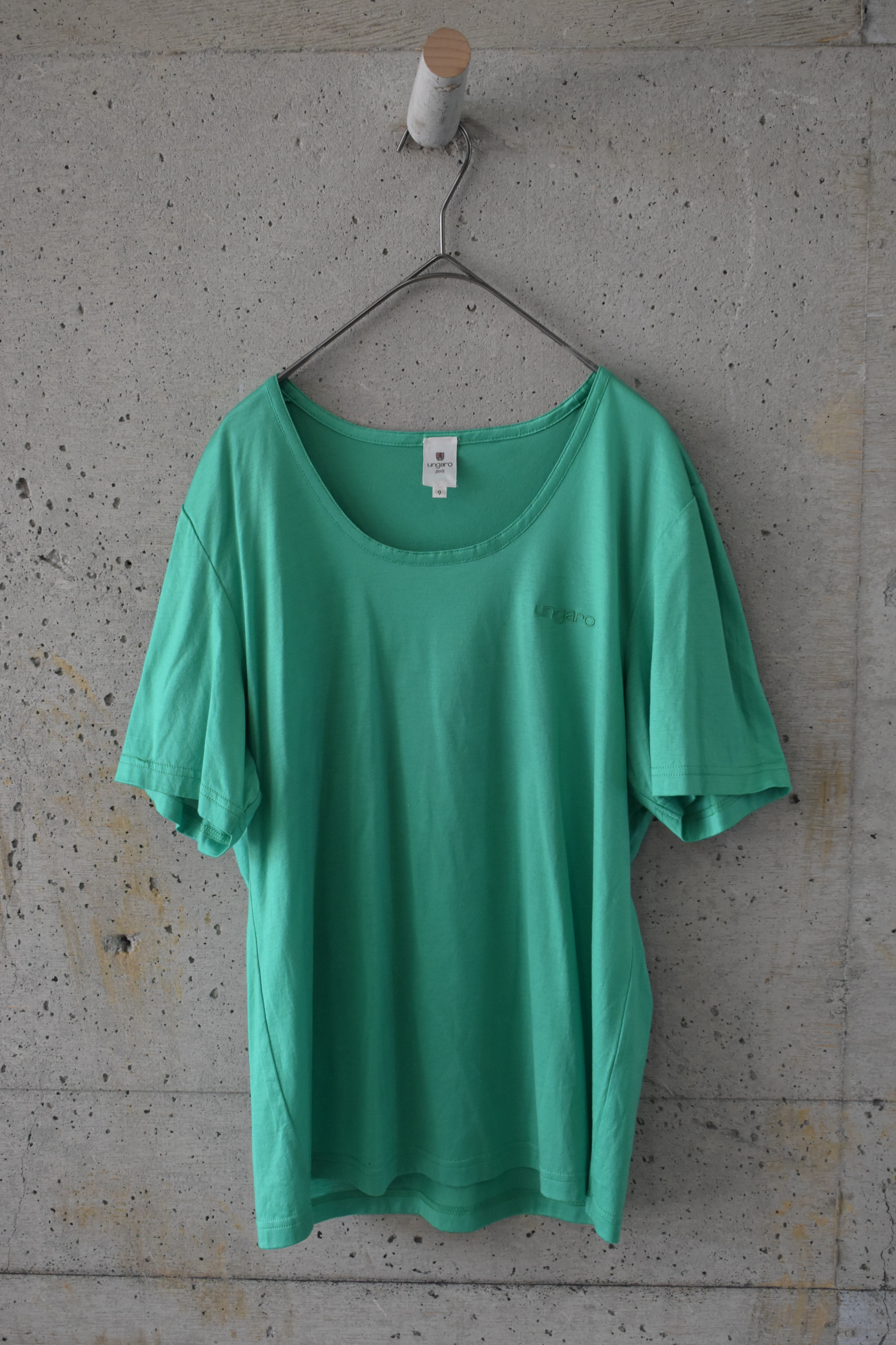 Mint green logo T-shirt