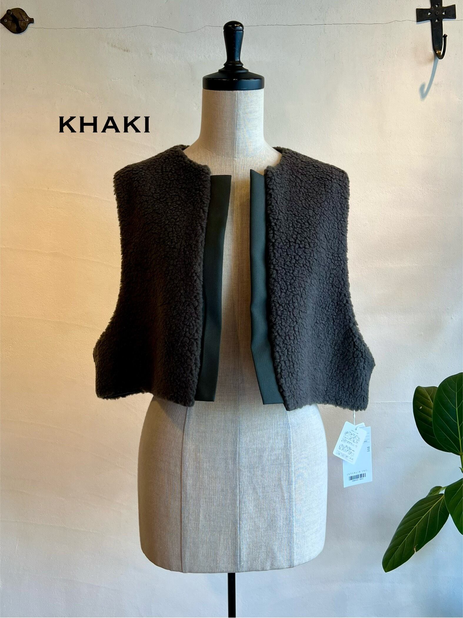 naopanda SACRA プードル SACRA / プードルファーショートジレ | anouk