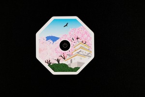 ミニ回転ランプ　凛 　城　LR-05-SI