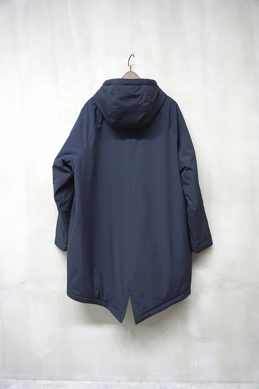 Nylon Padded Hoodie Coat