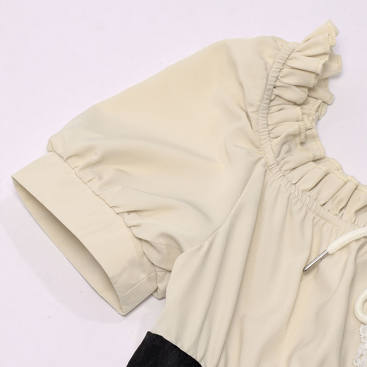 ネイチャーズ・リベリオン レースアップフリルドレスM25037