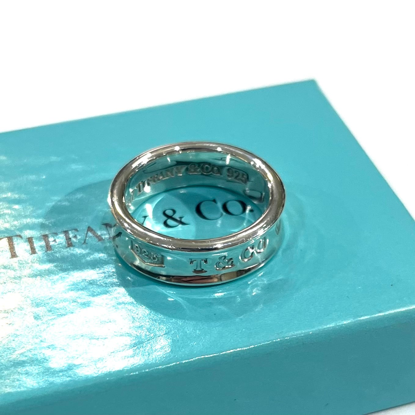 TIFFANY&CO】【18号】2614 ナローデザインシルバーリング 15号