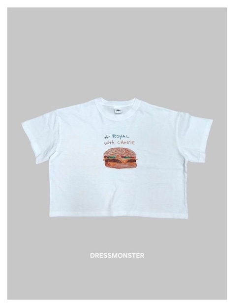 【予約】DRESS MONSTER ハンバーガーT 100~150