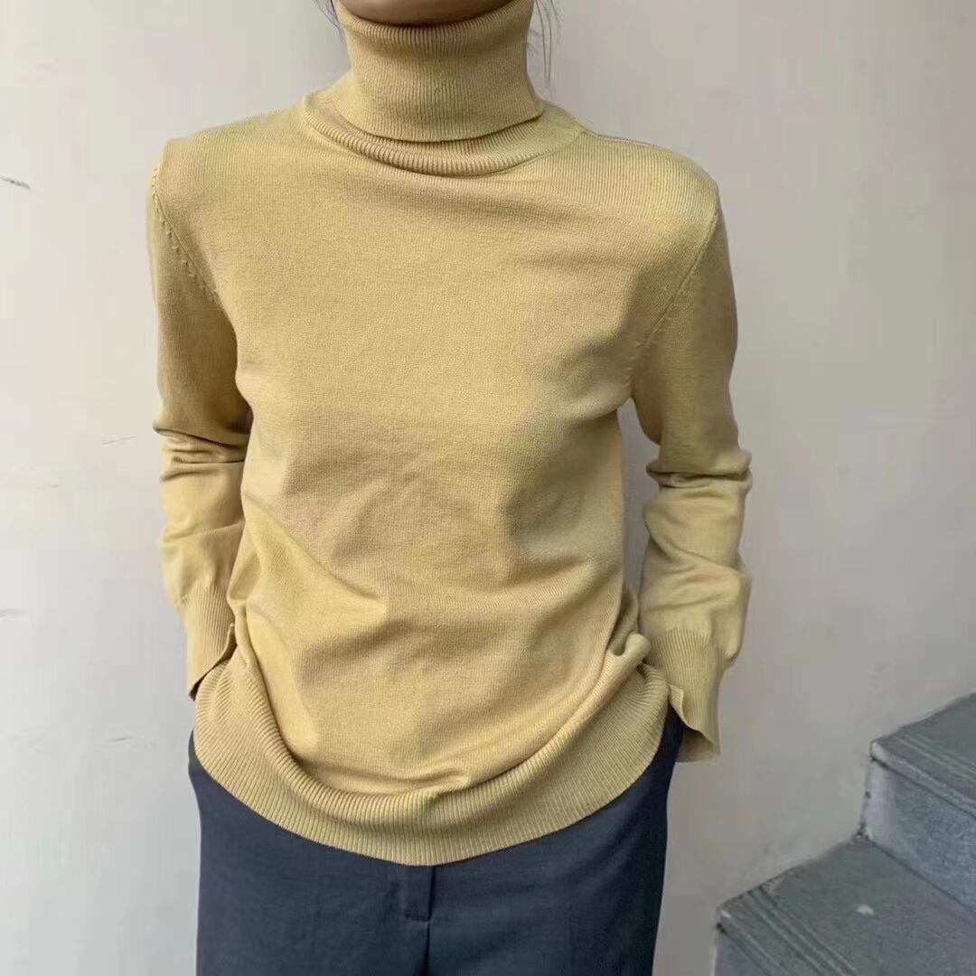 袖口スリット入り　ハイゲージニット　AJ2205−D04