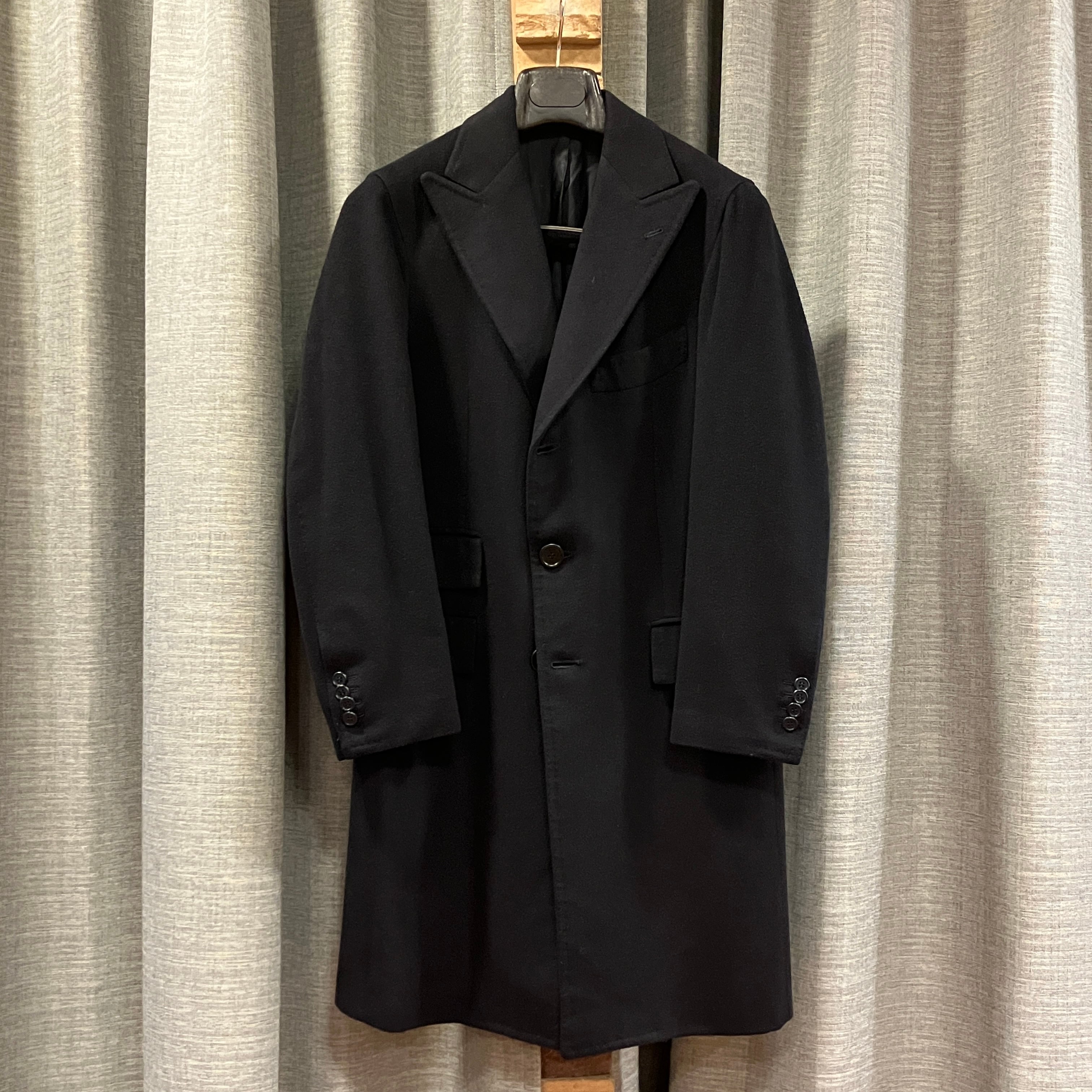 Orazio Luciano カシミヤ100 コート　44 ORAZIO LUCIANO WOOL / CASHMERE CHESTERFIELD COAT《44》 | safarionline