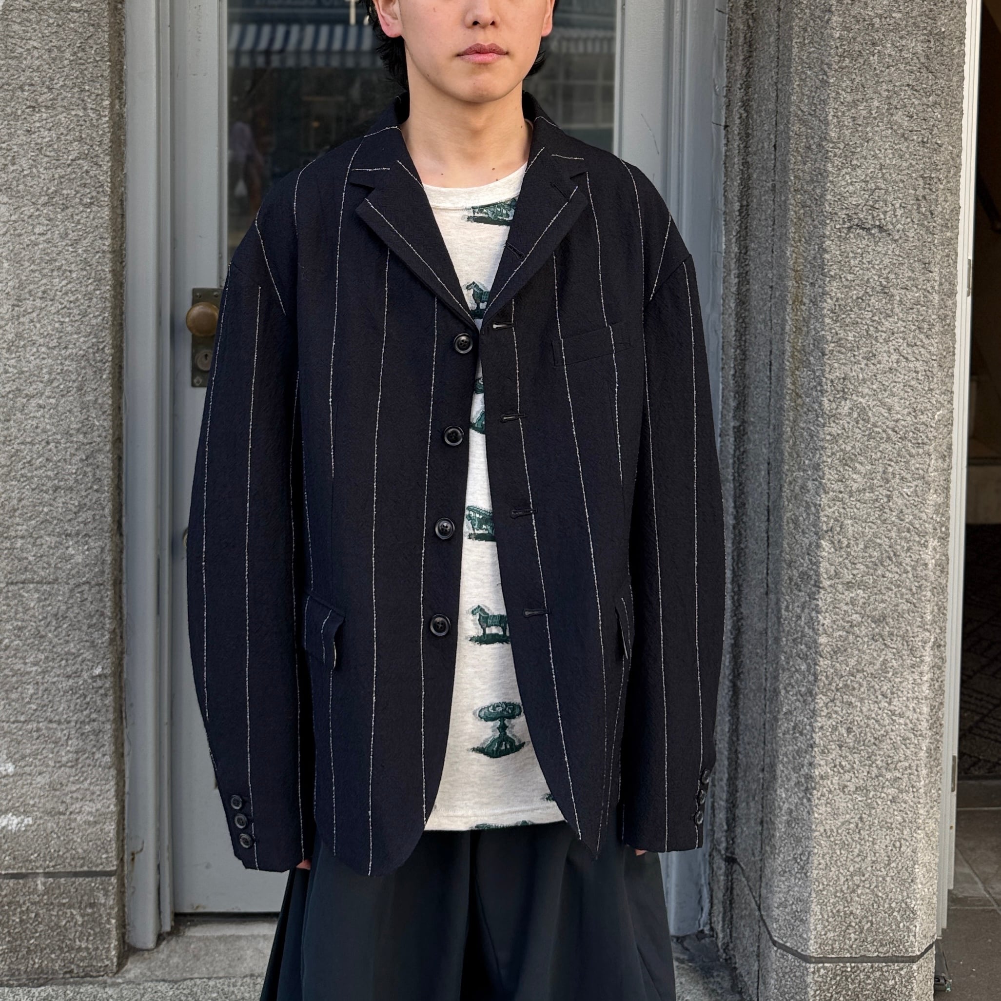 タ*コ様 SHINYA KOZUKA TAILOR-ISH WORKER SHINYAKOZUKA / ANTIQUE TAILOR(ISSUE #8) / PIN STRIPE | ふぁいん