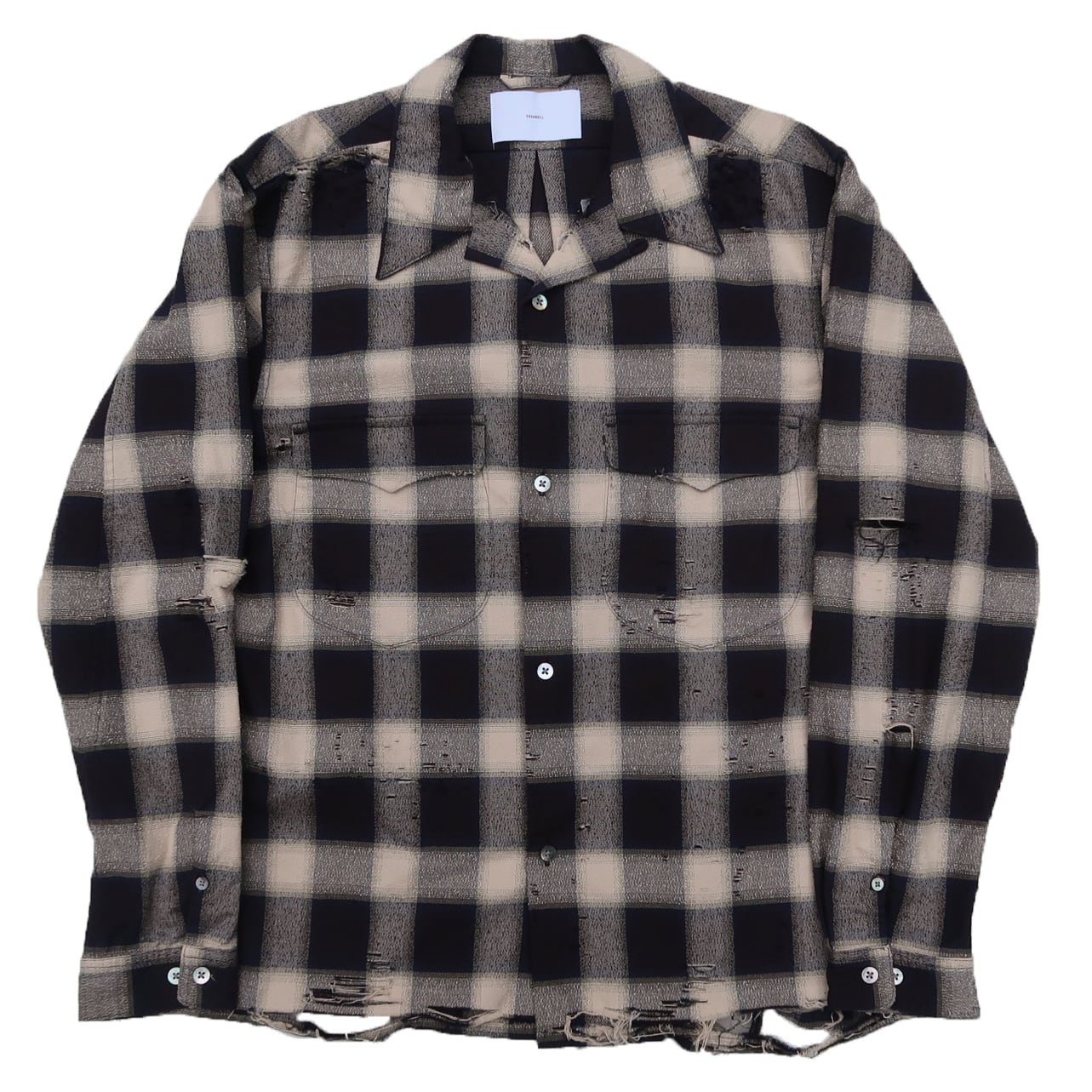 ハ*ロ様 DAIRIKU ダイリク 22SS BOYFRIEND DAIRIKU 22ss Boy Meets Girl Check Shirts