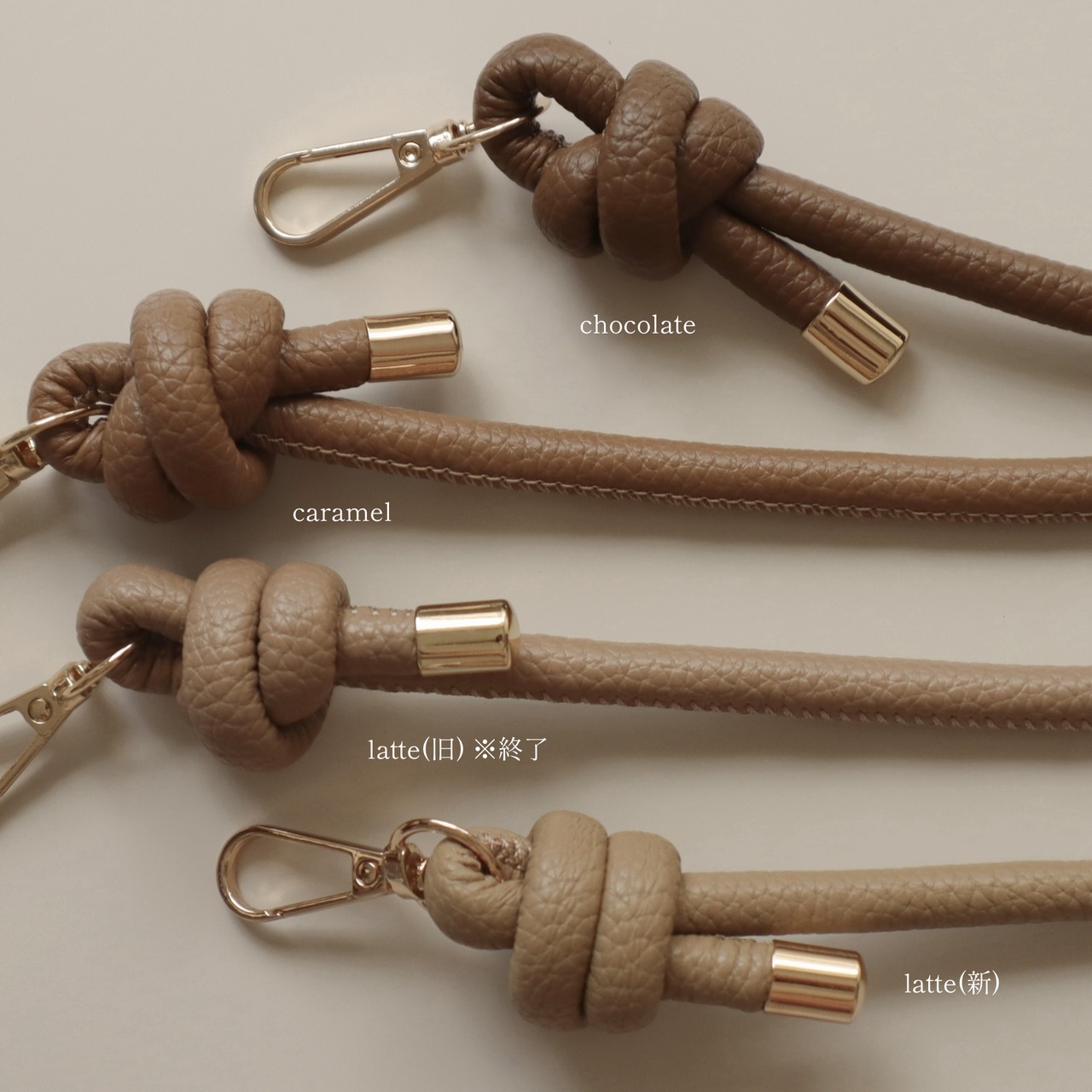 ［ phone strap ］knot leather