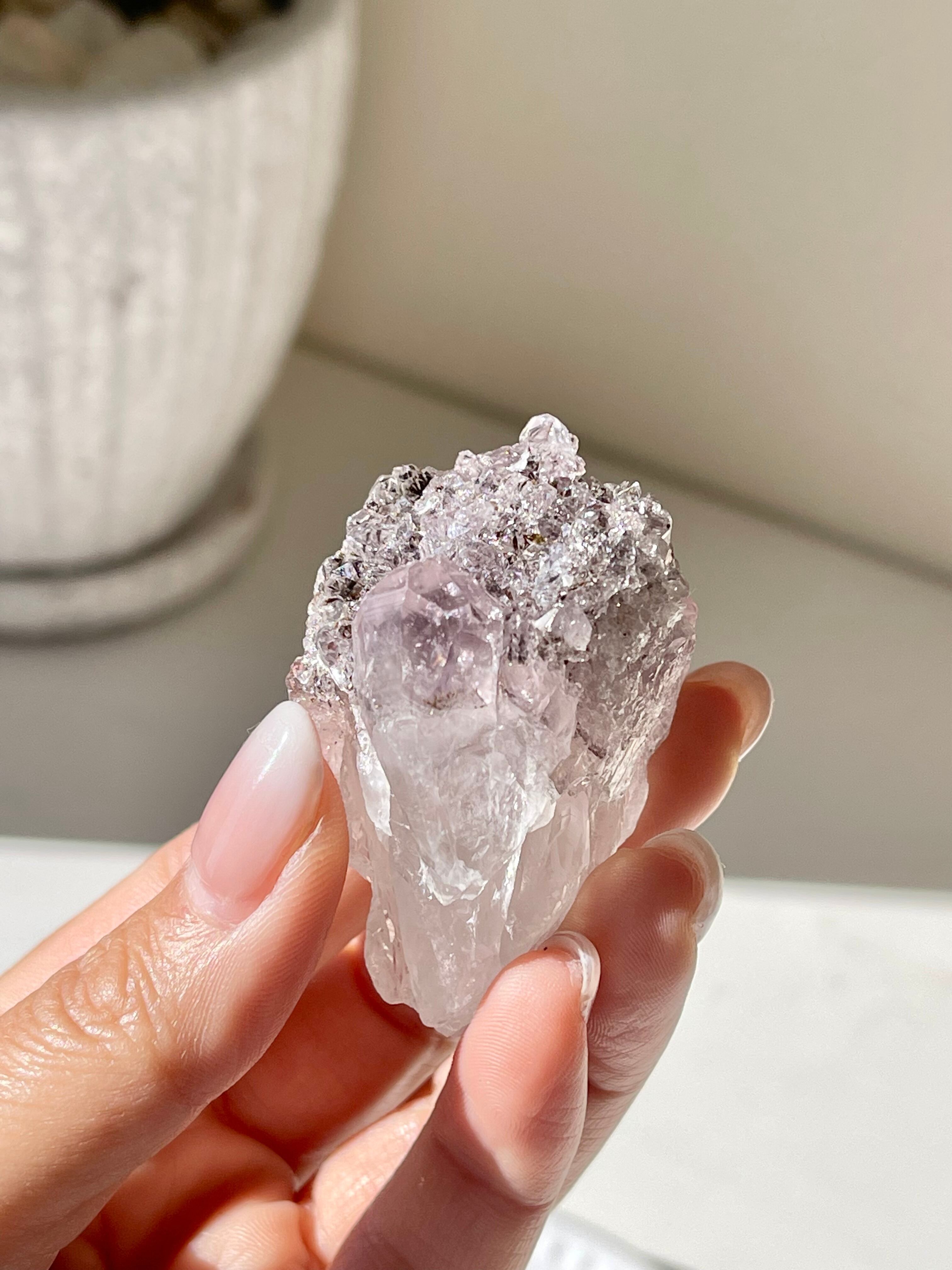 ダイヤの様な輝き！シュガーキャップアメシスト