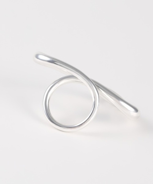 Nuance line triangle Ring(silver/gold)