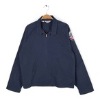 60s ペニーズ タウンクラフト 日本製 ヴィンテージ スウィングトップ ワッペン コットンジャケット ネイビー Penneys TOWNCRAFT サイズM 古着 DZ0791