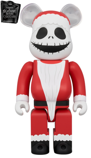 メディコム BE@RBRICK ベアブリック 400% ナイトメアー・ビフォア・クリスマス サンタ・ジャック & ウギー・ブギー セット 未開封 ♦︎４号店商品