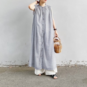 Summer check dress